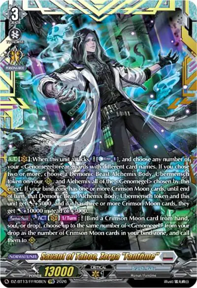Savant of Taboo, Zorga "Fantome" (FFR)