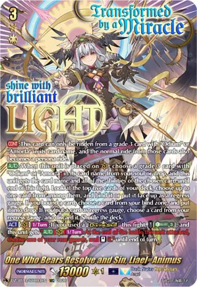 One Who Bears Resolve and Sin, Liael=Animus (SEC)