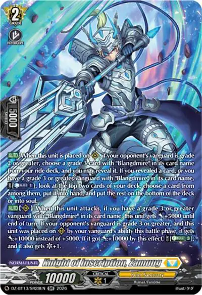Knight of Inscription, Zamuug (SR)