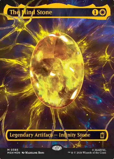 The Mind Stone (Borderless) (Cosmic Foil)