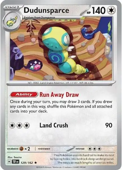 Dudunsparce - 129/162 (Non-Holo)
