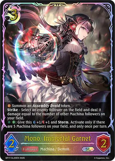 Mono, Immortal Garnet (SL)