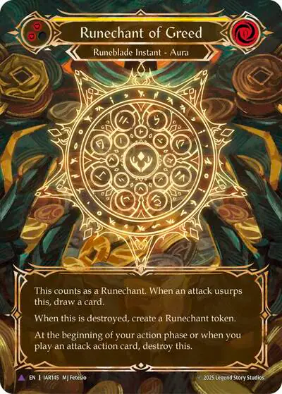 Runechant of Greed (Yellow)(Marvel)