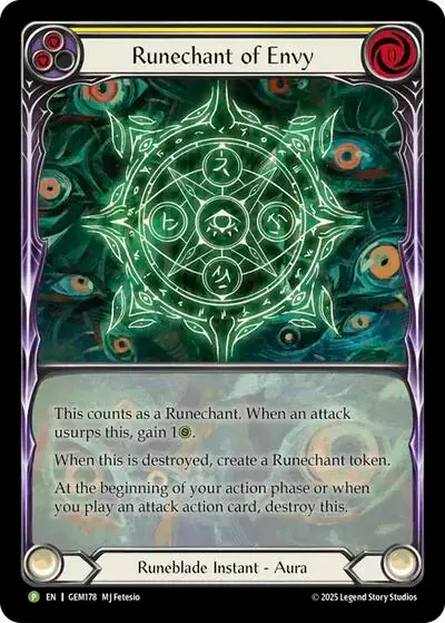Runechant of Envy (Yellow)