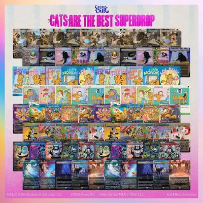 Secret Lair Cats Are the Best Superdrop: Cats Rule Everything Bundle