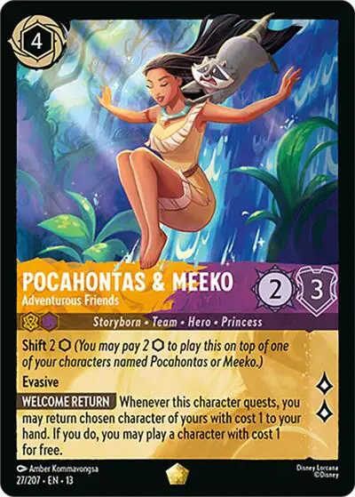 Pocahontas & Meeko - Adventurous Friends