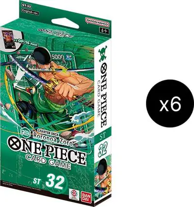 Starter Deck 32: GREEN Roronoa Zoro Display