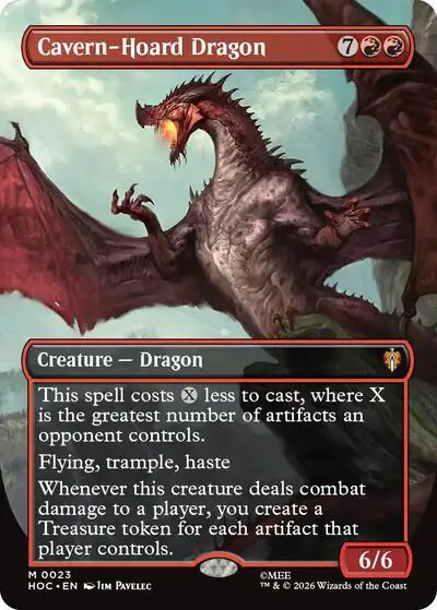 Cavern-Hoard Dragon (Borderless)