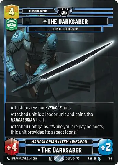 The Darksaber - Icon of Leadership