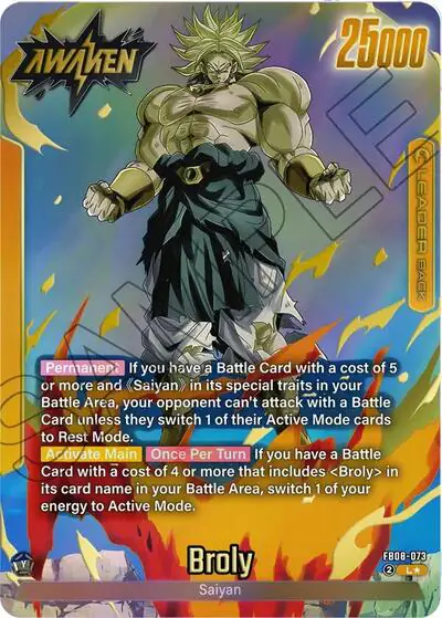 Broly - FB08-073 (Alternate Art)