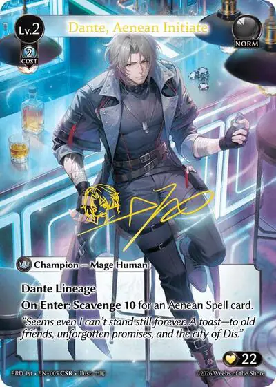 Dante, Aenean Initiate (CSR)
