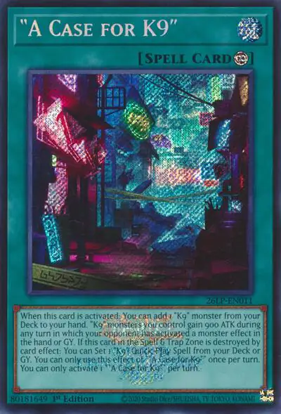 A Case for K9 (Emblazoned Secret Rare)