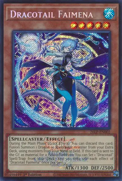 Dracotail Faimena (Emblazoned Secret Rare)