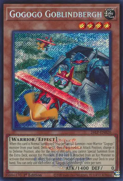 Gogogo Goblindbergh (Emblazoned Secret Rare)