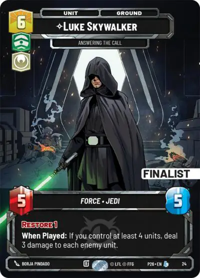 Luke Skywalker -  Answering the Call (Finalist)