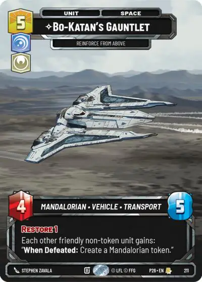Bo-Katan's Gauntlet - Reinforce from Above