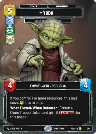 Yoda - Begun, the Clone War Has (Foil)