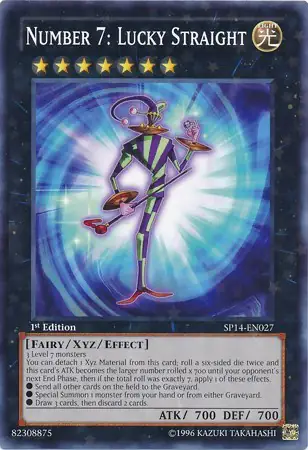 Number 7: Lucky Straight (Starfoil)