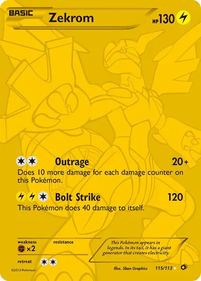 Zekrom (115 Full Art Secret Rare)