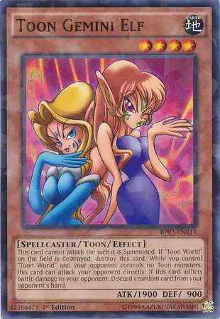 Toon Gemini Elf (Shatterfoil)