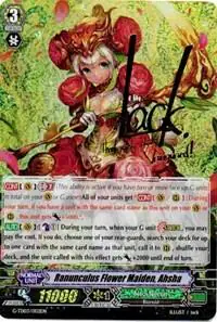 Ranunculus Flower Maiden, Ahsha (Signed Foil)